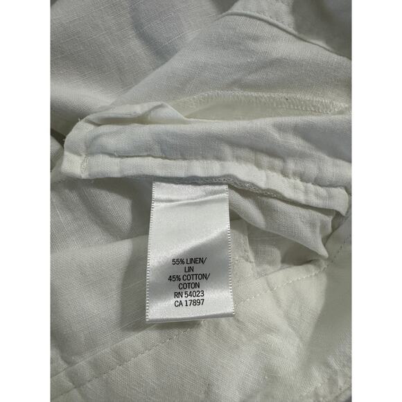 Banana Republic Wide Leg Linen Pant sz 6 - Picture 4 of 4